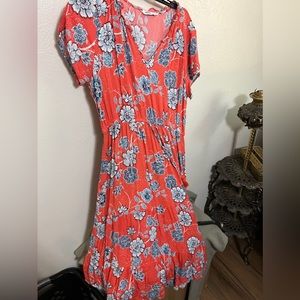 Midi floral dress